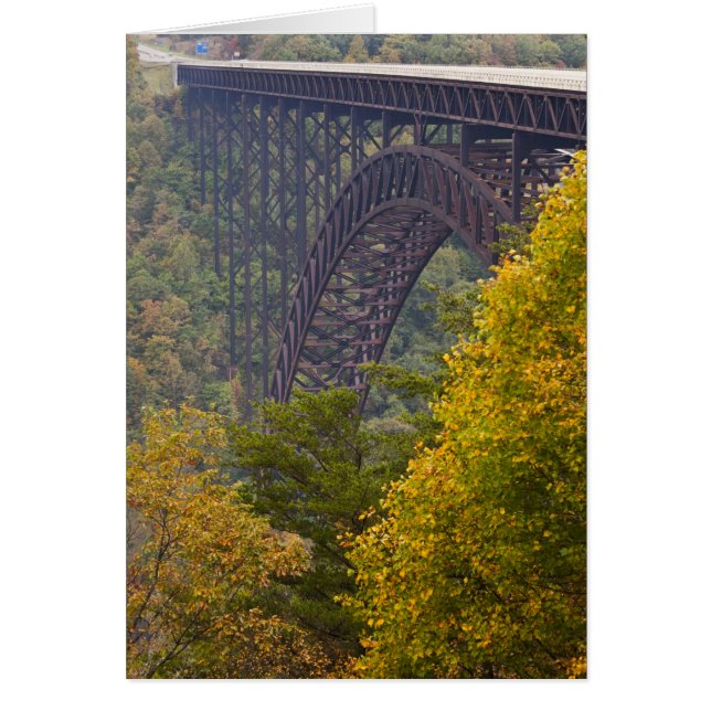 New River Gorge Bridge, New River Gorge (Voorkant)