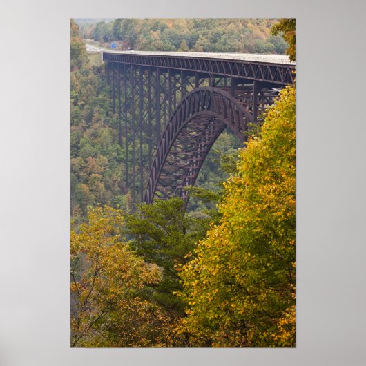 New River Gorge Bridge, New River Gorge Poster (Voorkant)