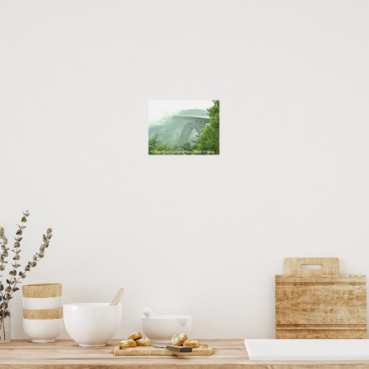 New River Gorge Bridge Poster (Keuken)