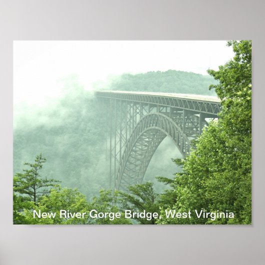New River Gorge Bridge Poster (Voorkant)