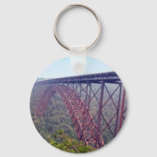 New River Gorge Bridge Sleutelhanger (Voorkant)