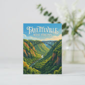 New River Gorge Bridge VS Briefkaart (Staand voorkant)