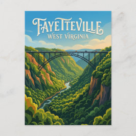 New River Gorge Bridge VS Briefkaart
