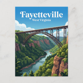 New River Gorge Bridge VS Briefkaart