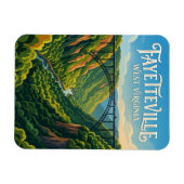 New River Gorge Bridge VS Magneet (Horizontaal)