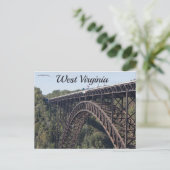 New River Gorge Bridge West Virginia Briefkaart (Staand voorkant)