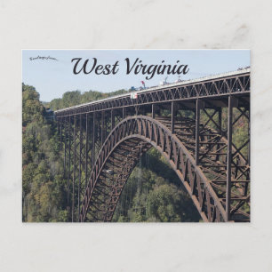 New River Gorge Bridge West Virginia Briefkaart