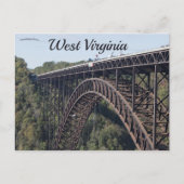 New River Gorge Bridge West Virginia Briefkaart (Voorkant)