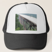 New River Gorge Bridge, West Virginia, pet/pet. Trucker Pet (Voorkant)