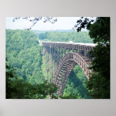 New River Gorge Bridge, West Virginia Print (Voorkant)
