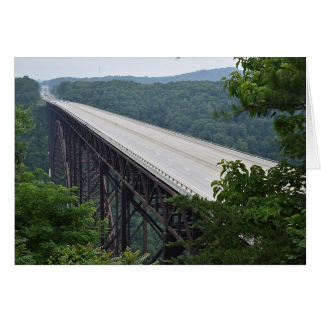 New River Gorge Bridge, WV, Verenigde Staten (Voorkant Horizontaal)