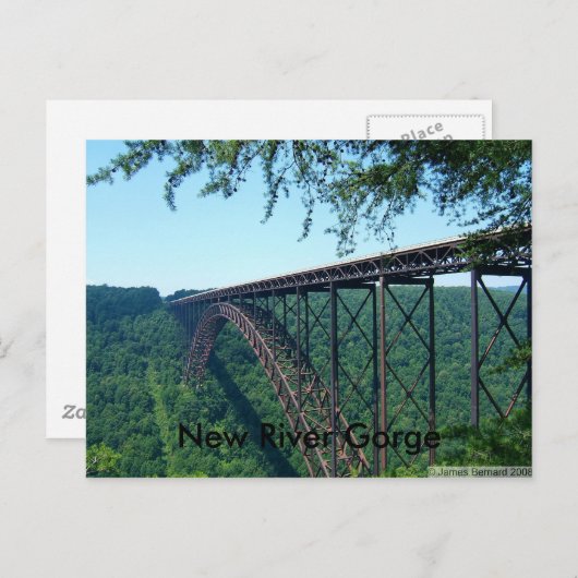 New River Gorge Briefkaart (Voorkant / Achterkant)