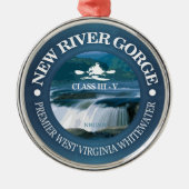 New River Gorge (c) Metalen Ornament (Voorkant)