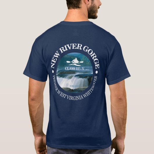 New River Gorge (c) T-shirt (Achterkant)