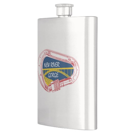 New River Gorge Climate Carabiner Heupfles (Links)