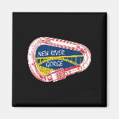 New River Gorge Climate Carabiner Magneet (Voorkant)
