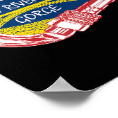 New River Gorge Climate Carabiner Poster (Hoek)