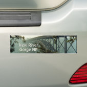 New River Gorge Nationaal Park Bumpersticker (Op auto)
