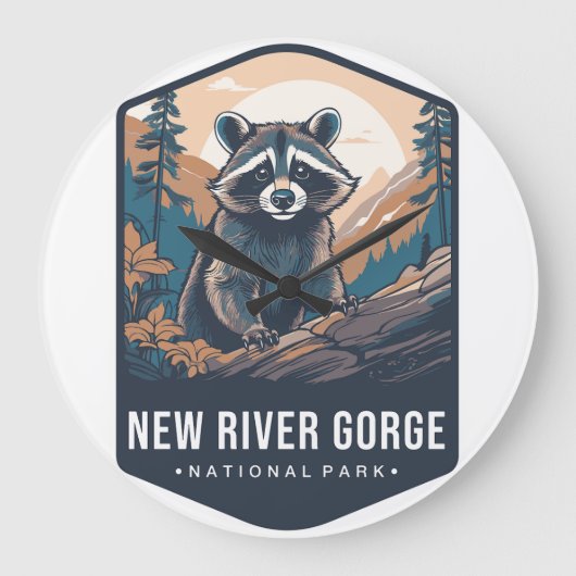 NEW RIVER GORGE NATIonaal PARK KLok 2025 (Voorkant)