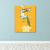 New River Gorge National Park and Preserve. Canvas Afdruk (Insitu (Houten vloer))