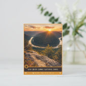 New River Gorge National Park | Antiek Briefkaart (Staand voorkant)