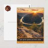 New River Gorge National Park | Antiek Briefkaart (Voorkant / Achterkant)