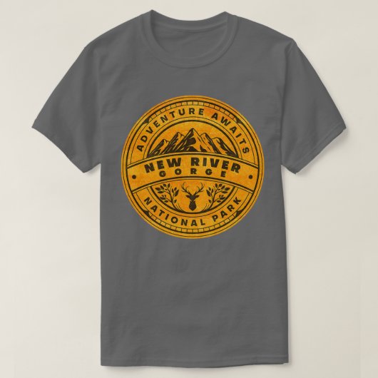 New River Gorge National Park Awages T-shirt (Design voorkant)