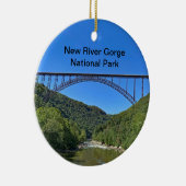 New RIver Gorge National Park Keramisch Ornament (Rechts)