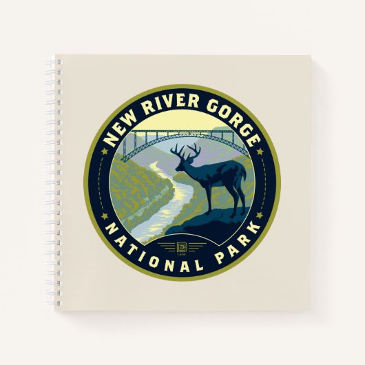 New River Gorge National Park Notitieboek (Voorkant)