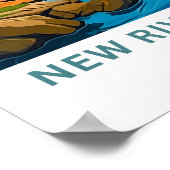 New River Gorge National Park Reisposter Poster (Hoek)