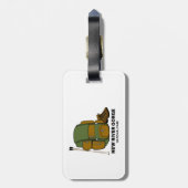 New River Gorge National Park rugzak Bagagelabel (Achterkant verticaal)