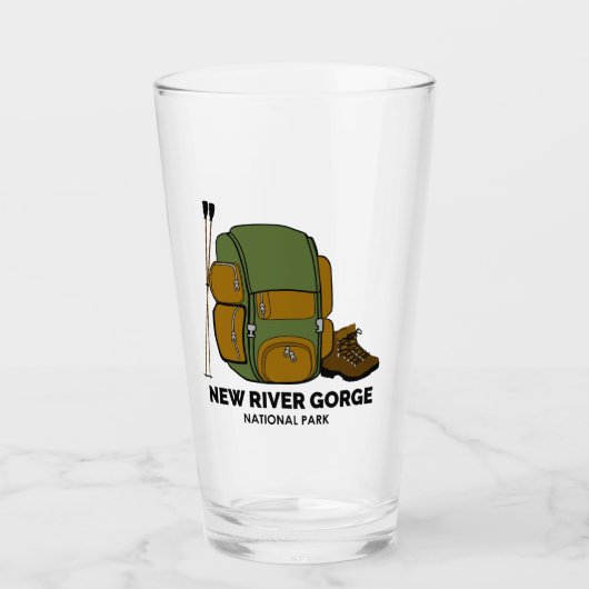New River Gorge National Park rugzak Glas (Voorkant)