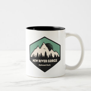 New River Gorge National Park Tweekleurige Koffiemok
