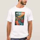 New River Gorge National Park Waterverf Design T-shirt (Voorkant)