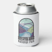 New River Gorge National Park West Virginia Bridge Blikjeskoeler (Blikje Achterkant)