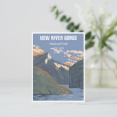 New River Gorge National Park West Virginia Bridge Briefkaart (Staand voorkant)