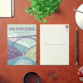 New River Gorge National Park West Virginia Bridge Briefkaart