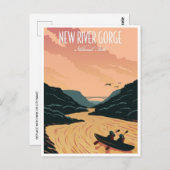 New River Gorge National Park West Virginia Bridge Briefkaart (Voorkant / Achterkant)