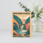 New River Gorge National Park West Virginia Bridge Briefkaart (Staand voorkant)