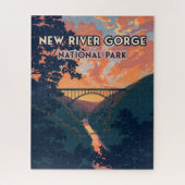 New River Gorge National Park West Virginia Bridge Legpuzzel (Verticaal)