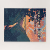 New River Gorge National Park West Virginia Bridge Legpuzzel (Horizontaal)