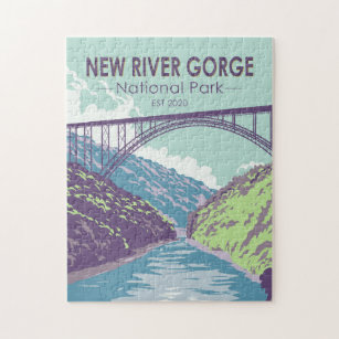 New River Gorge National Park West Virginia Bridge Legpuzzel