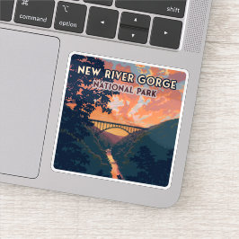 New River Gorge National Park West Virginia Bridge Sticker