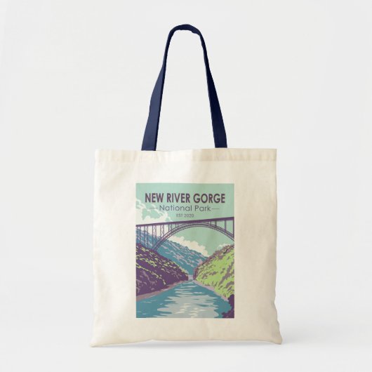 New River Gorge National Park West Virginia Bridge Tote Bag (Voorkant)