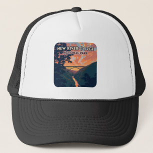 New River Gorge National Park West Virginia Bridge Trucker Pet