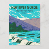New River Gorge National Park West Virginia Briefkaart (Voorkant)