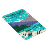 New River Gorge National Park West Virginia Magneet (Rechterzijde)