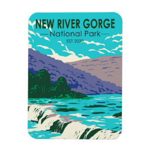 New River Gorge National Park West Virginia Magneet