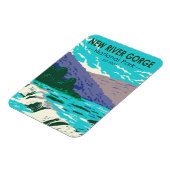 New River Gorge National Park West Virginia Magneet (Linkerzijde)
