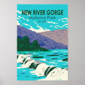 New River Gorge National Park West Virginia Poster (Voorkant)